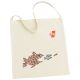 Baumwolltasche mit Fisch-Motiv